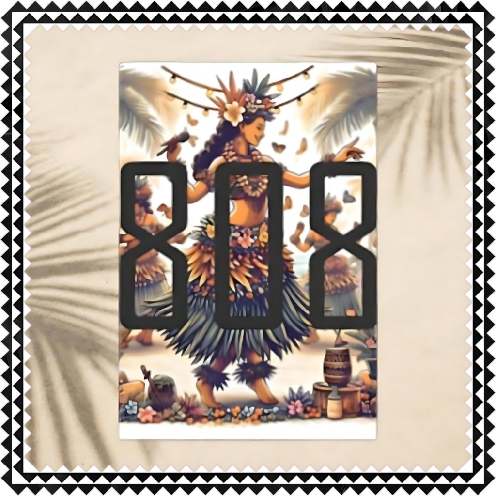 Hawaiian Hula original artwork by DialeD808