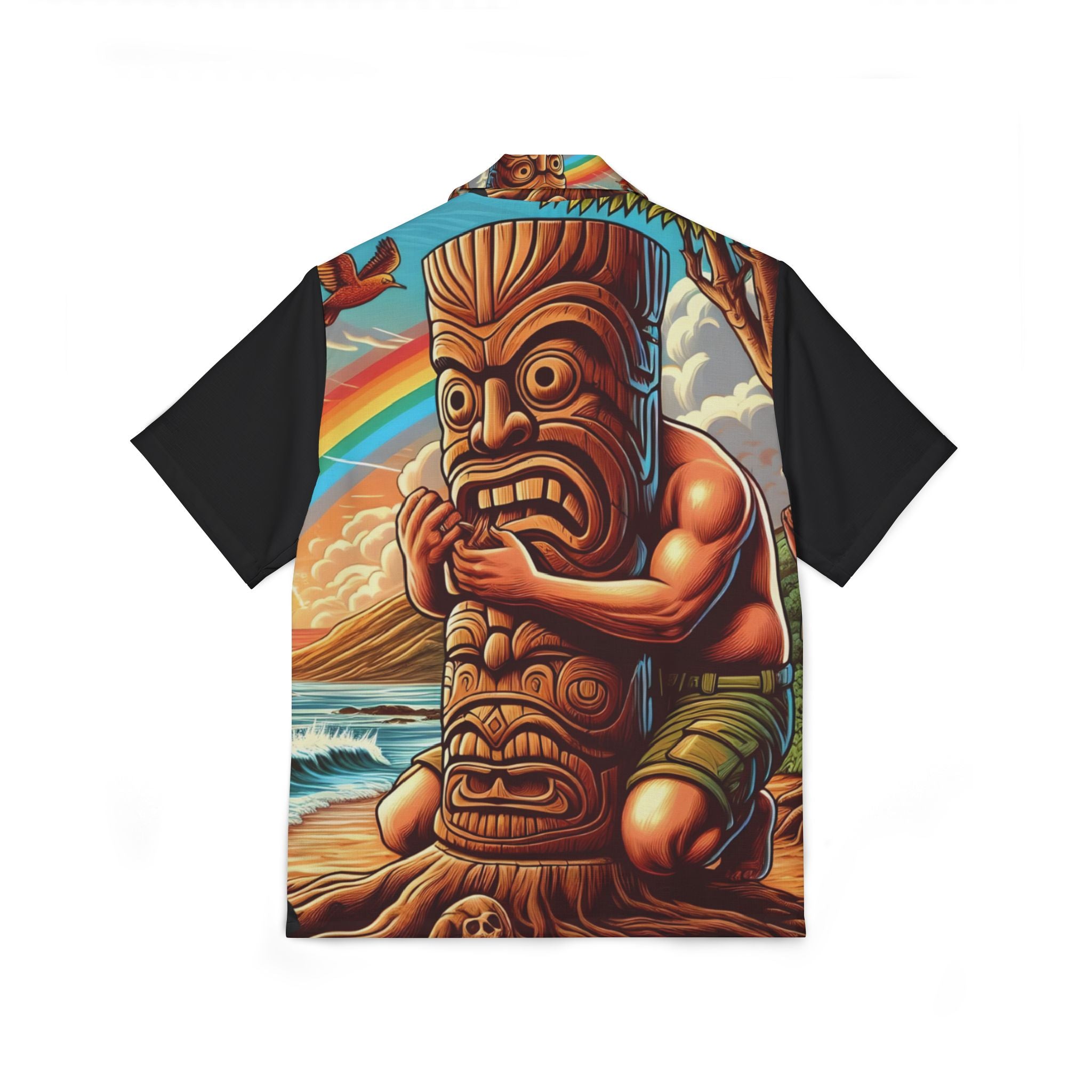 Tiki Totem 808 Aloha Shirt - Men's Island Button Up - DialeD808Hi