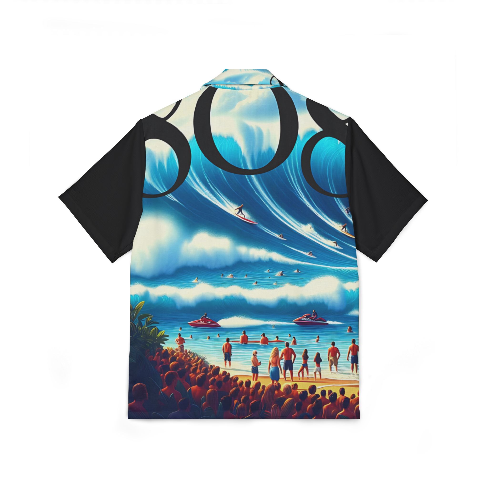 Big Wave Dave 808 Aloha Shirt - Hawaiian Camp Shirt