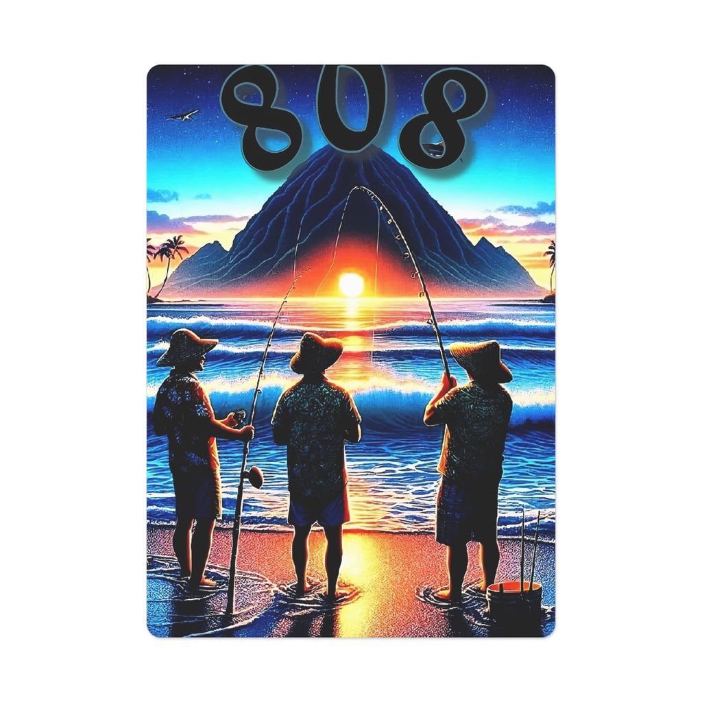 Out with the Guys 808 Playing Cards - Island Poker Deck - DialeD808Hi