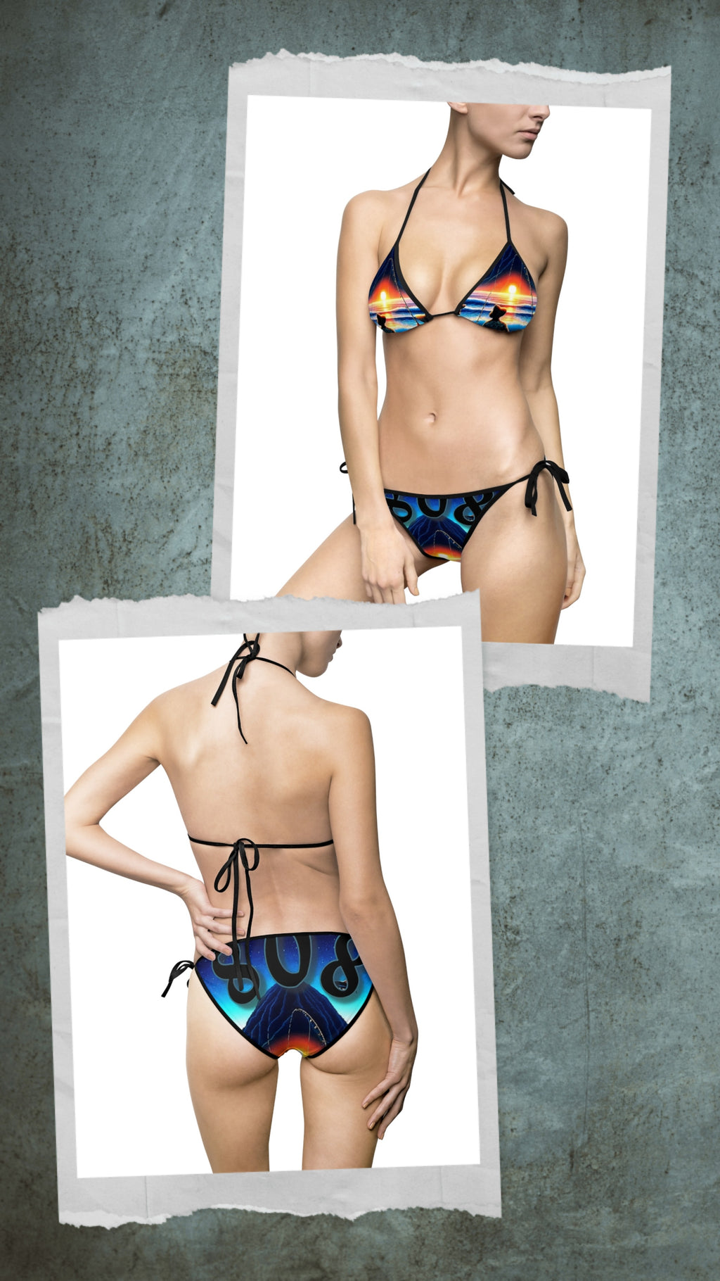 Out with the Guys 808 Two Piece - Women's Island Swimwear - DialeD808Hi