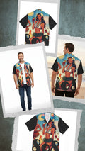 Waikiki Beach 808 Aloha Shirt - Men's Island Button up