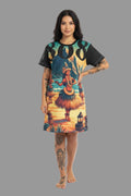 Hula Girl 808 Little Beach Dress - Women's Beachwear - DialeD808Hi