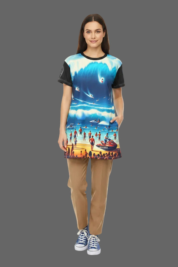 Big Wave Dave 808 Little Beach Dress - Women's Beachwear - DialeD808Hi