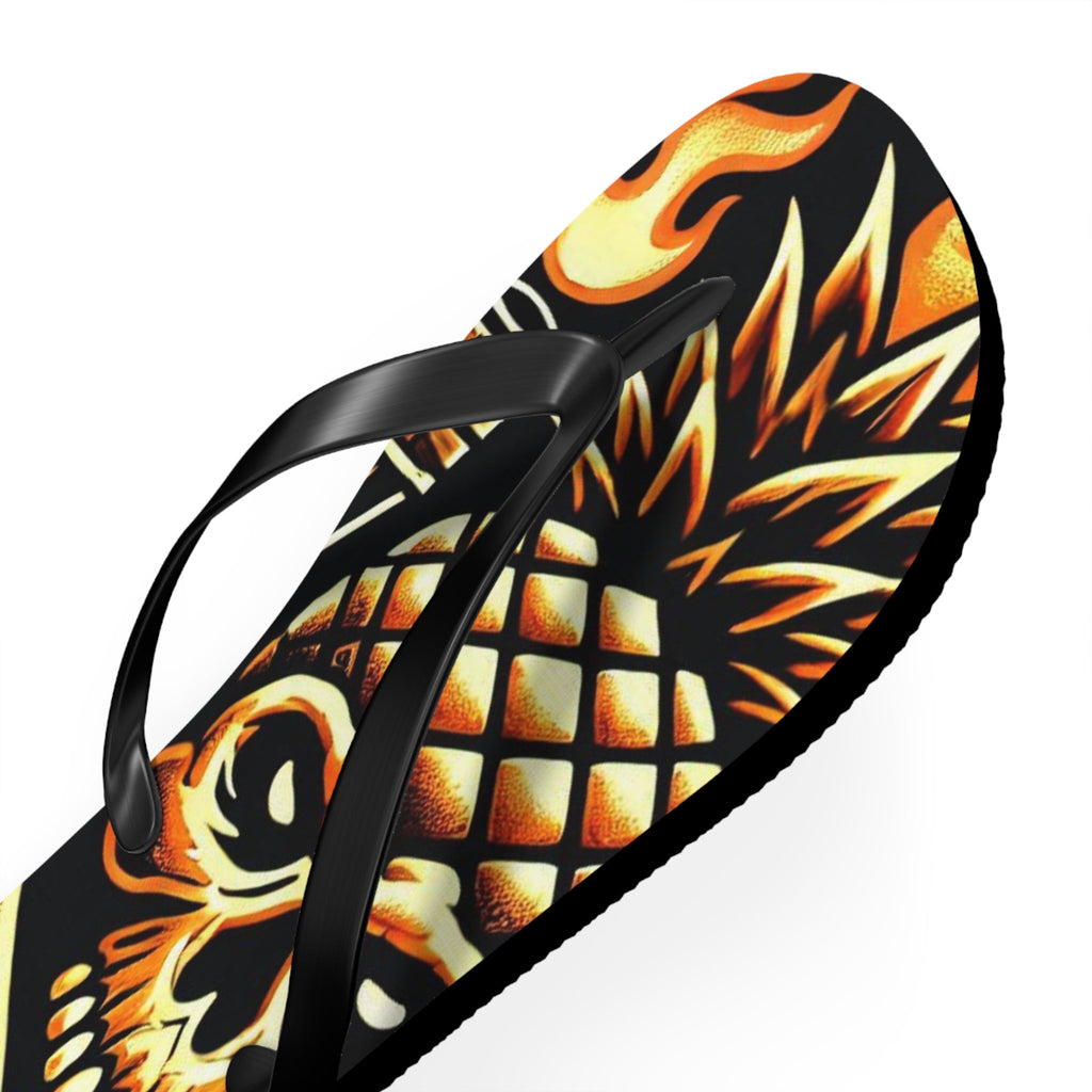 Tropical Gangstah 808 Island Slippahs - Unisex Graphic Flip Flops