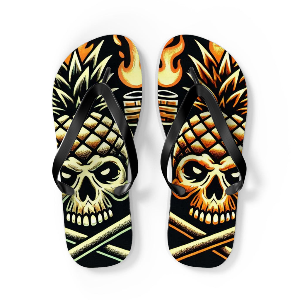 Tropical Gangstah 808 Island Slippahs - Unisex Graphic Flip Flops