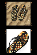 Tropical Gangstah 808 Island Slippahs - Unisex Graphic Flip Flops