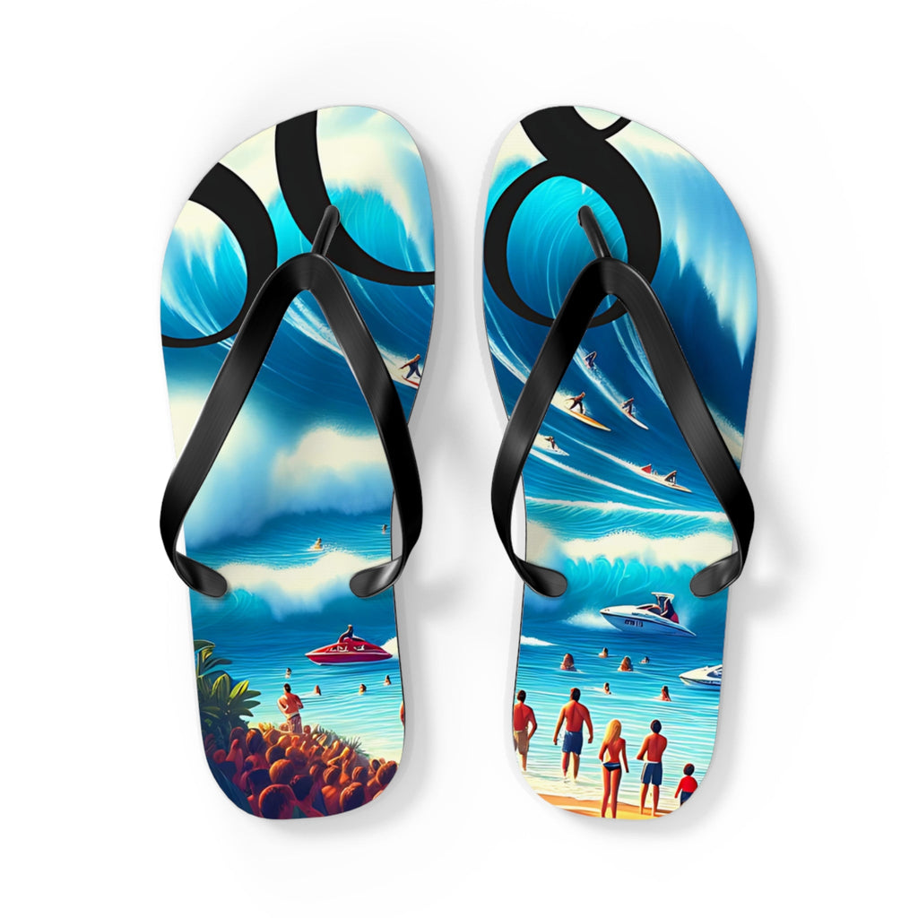 Big Wave Dave 808 Island Slippahs - Unisex Graphic Flip Flops