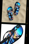 Out with the Guys 808 Island Slippahs - Unisex Graphic Flip Flops