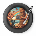 Tiki Totem Throwback LP Frisbee - Island Graphic Flying Disc
