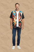 Waikiki Beach 808 Aloha Shirt - Men's Island Button Up - DialeD808Hi