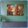 Tiki Totem 808 Aluminum Wall Art - Island Wall Decor - DialeD808Hi