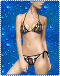 Hawaiian Hula 808 Two Piece Bikini - Women's Island Swimwear