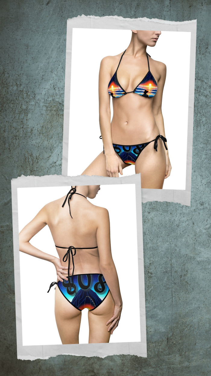 Out with the Guys 808 Two Piece Bikini - Women's Island Swimwear