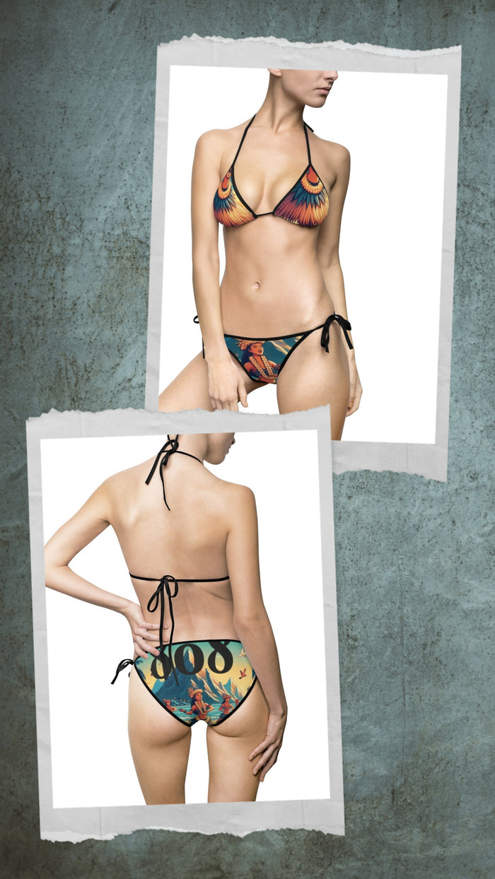 Hula Girl 808 Two Piece Bikini - Women's Island Swimwear