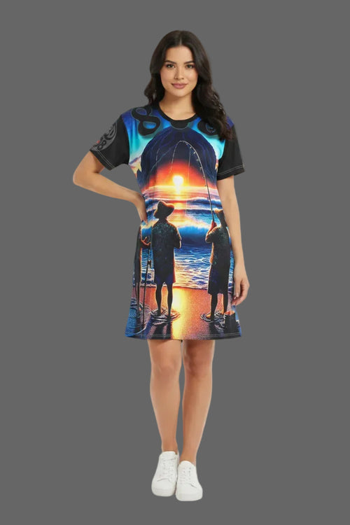 Out with the Guys 808 Little Beach Dress - Women's Island Beachwear