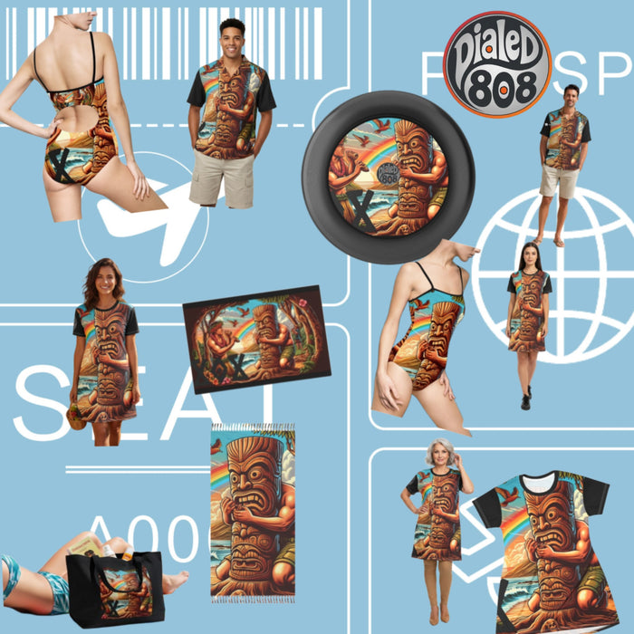 Tiki Totem 808 Little Beach Dress - Women's Island Beachwear
