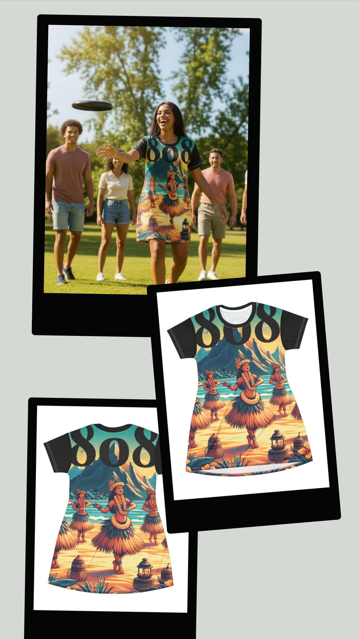 Hula Girl 808 Little Beach Dress - Women's Island Beachwear
