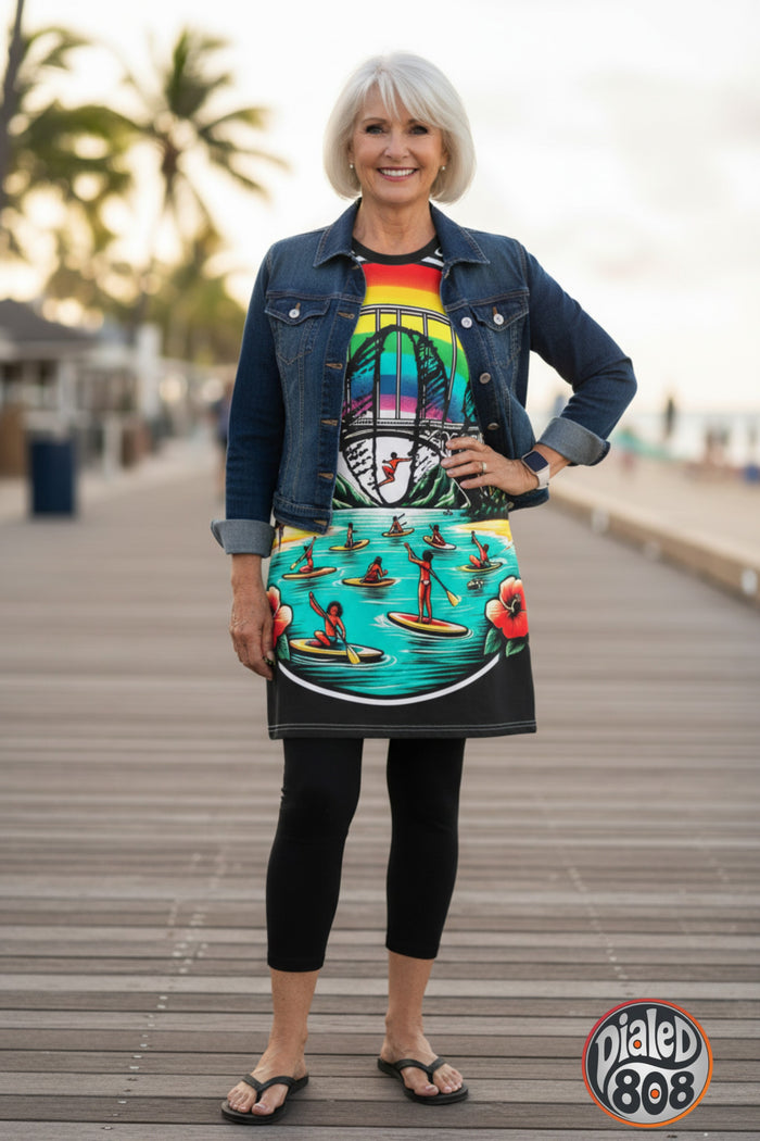 Rainbow Bridge 808 Little Beach Dress - Women's Island Beachwear