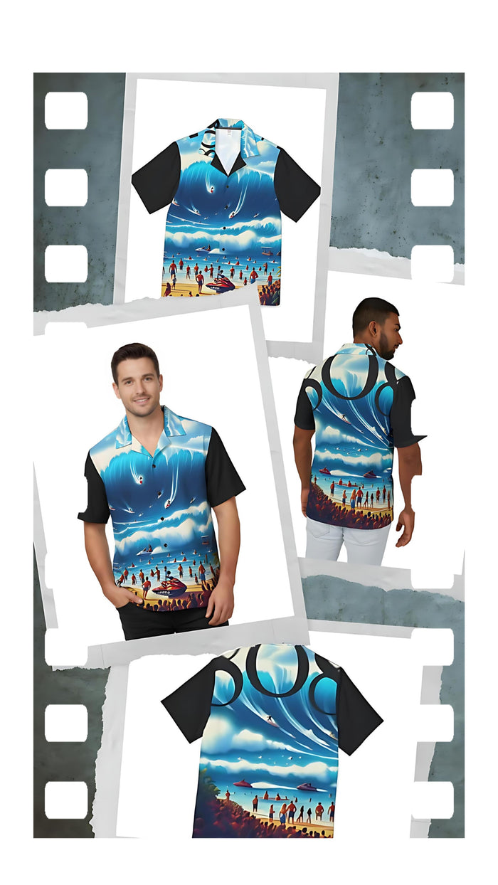 Big Wave Dave 808 Aloha Shirt - Men's Casual Button Up