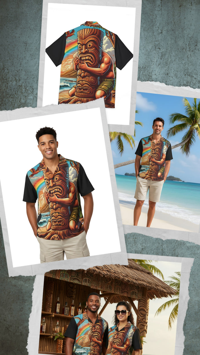Tiki Totem 808 Aloha Shirt — Men's Island Button up
