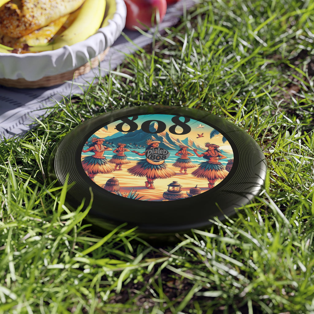 Hula Girl 808 Throwback LP Frisbee - Island Graphic Flying Disc - DialeD808Hi