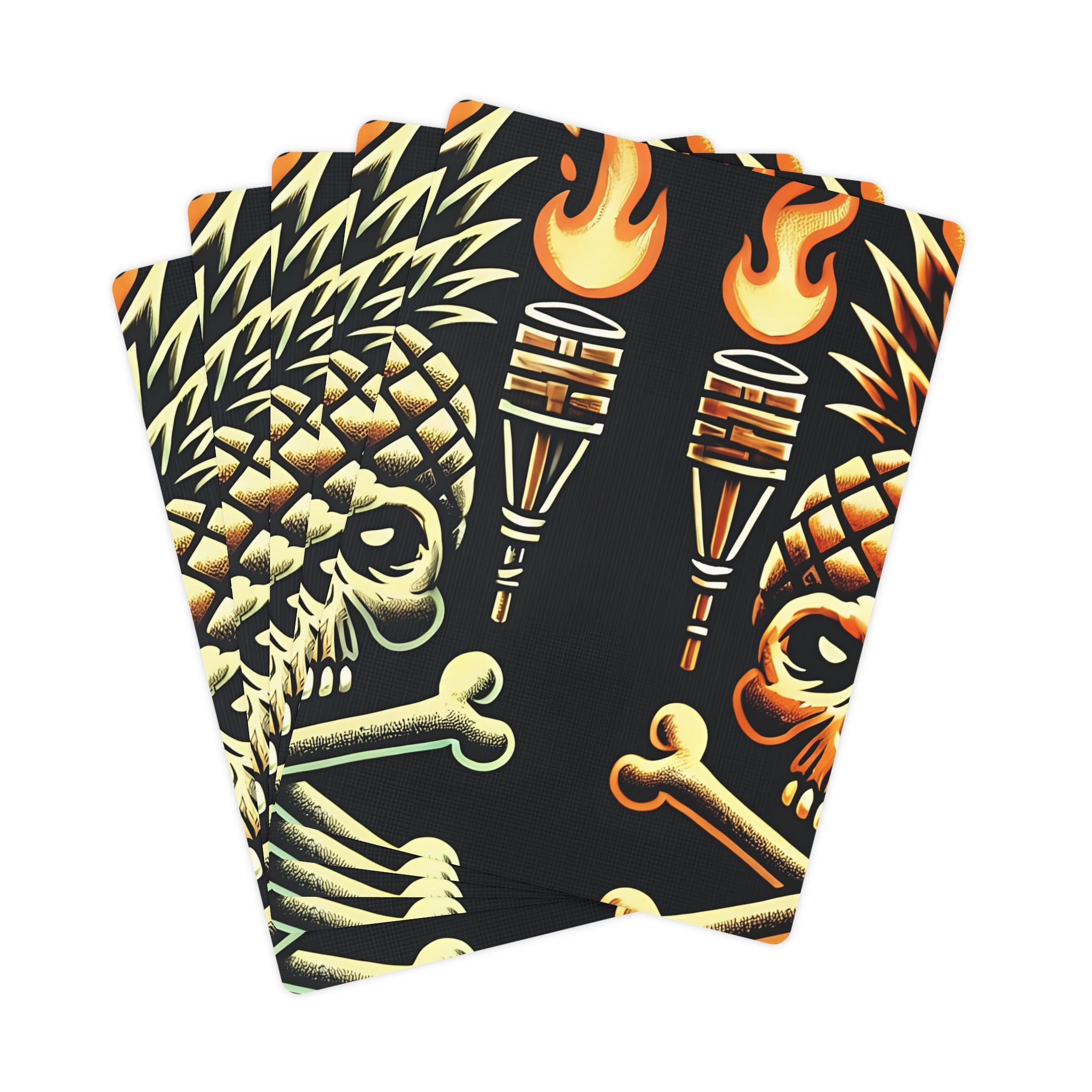 Tropical Gangstah 808 Playing Cards - Island Poker Deck - DialeD808Hi