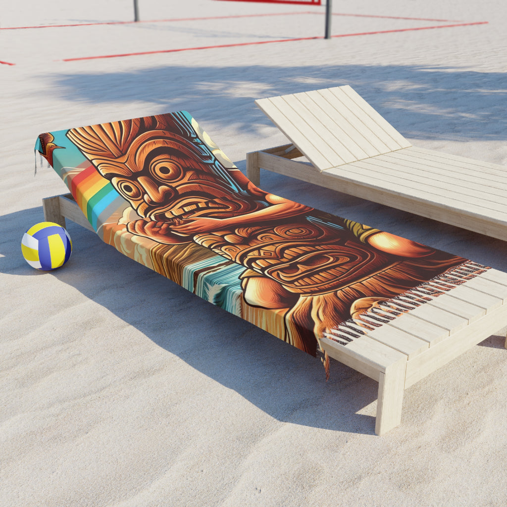 Tiki Totem 808 Oversized Pareo - Women's Beachwear - DialeD808Hi