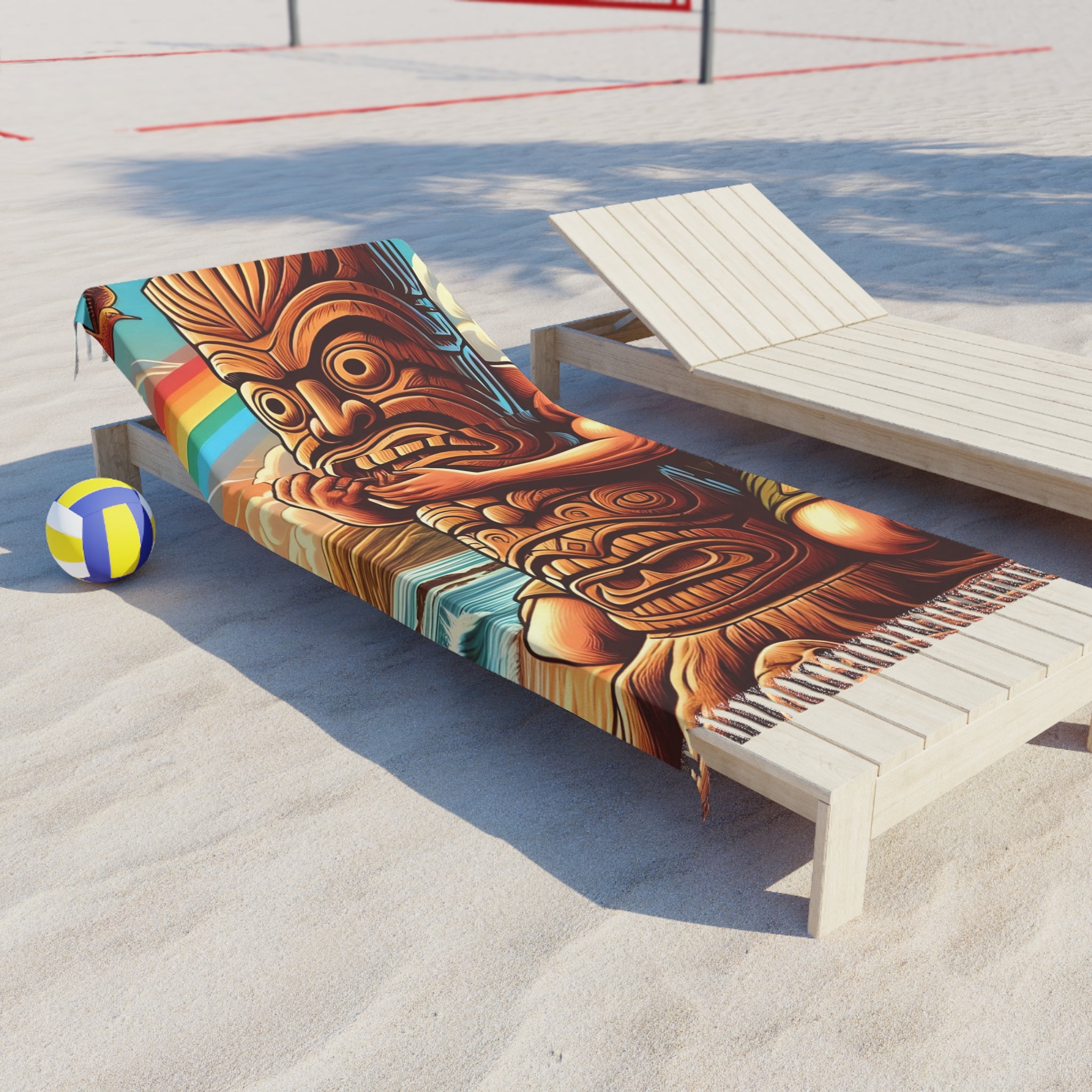 Tiki Totem 808 Oversized Pareo - Women's Beachwear - DialeD808Hi