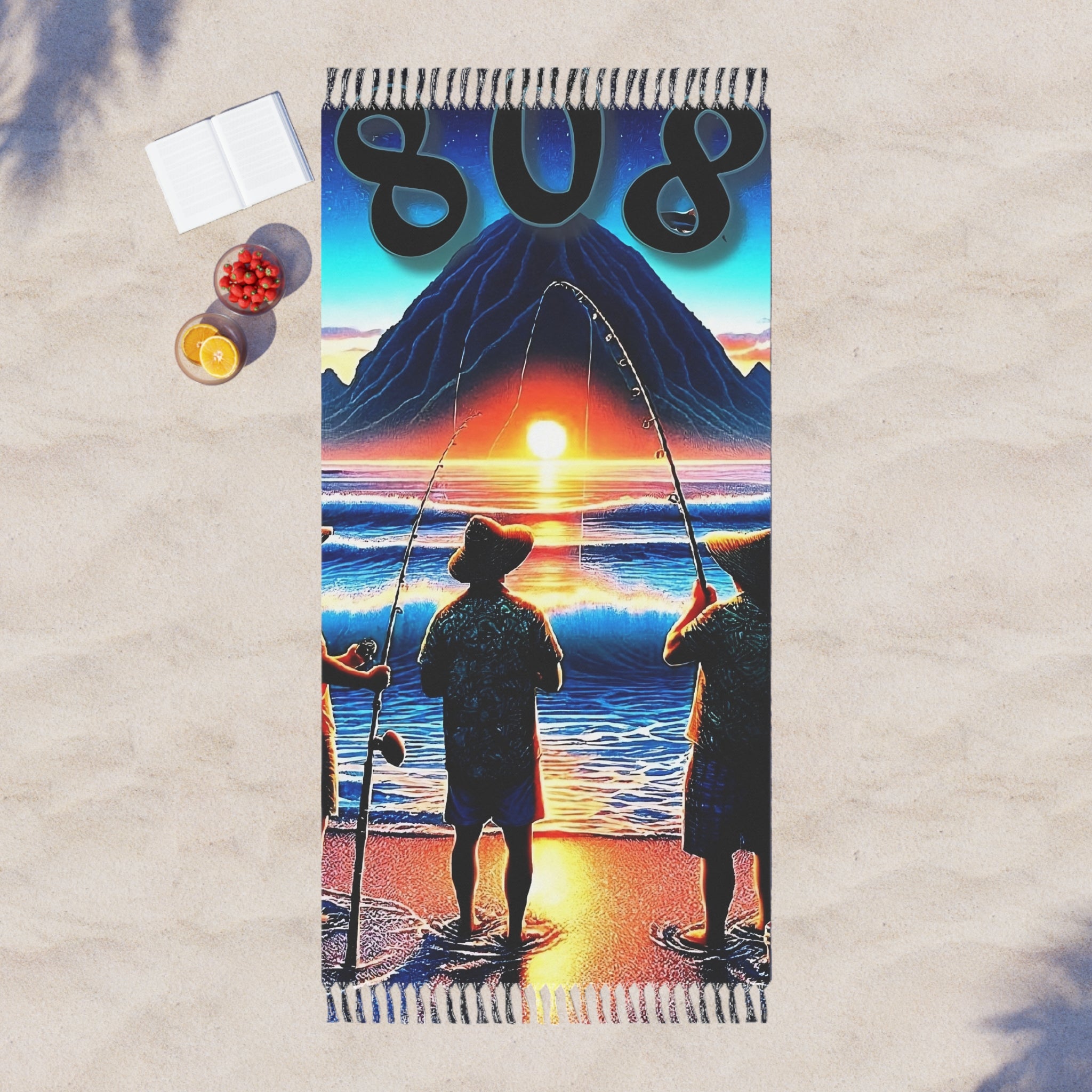 Out with the Guys 808 Oversized Pareo - Women's Beachwear - DialeD808Hi
