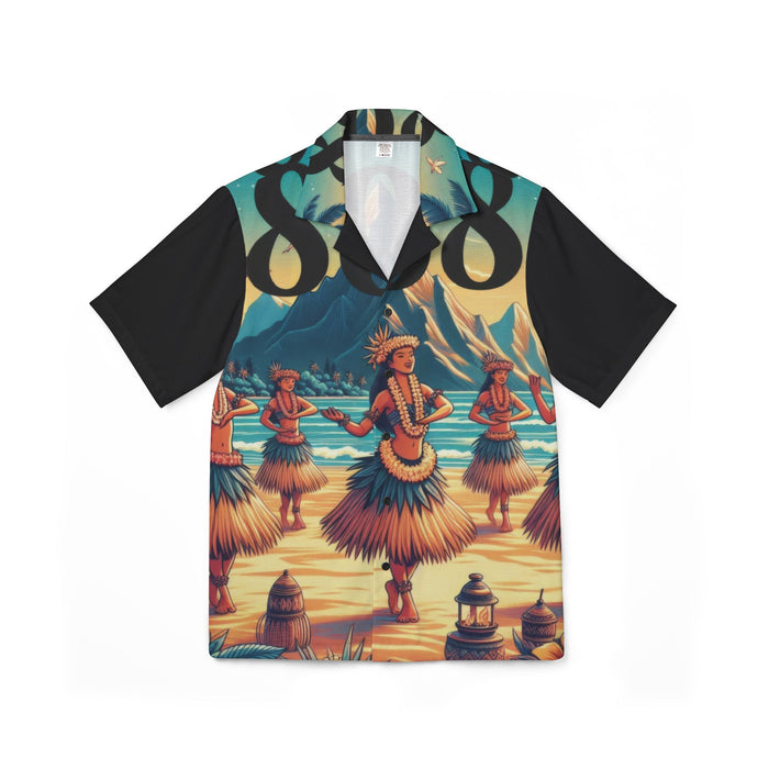 Hula Girl 808 Aloha Shirt - Men's Island Button up