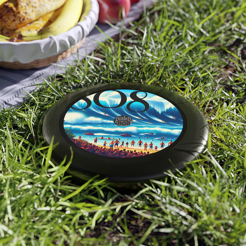 Big Wave Dave 808 Throwback LP Frisbee - Island Graphic Flying Disc - DialeD808Hi