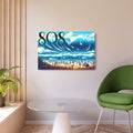 Big Wave Dave 808 Aluminum Wall Art - Island Wall Decor - DialeD808Hi