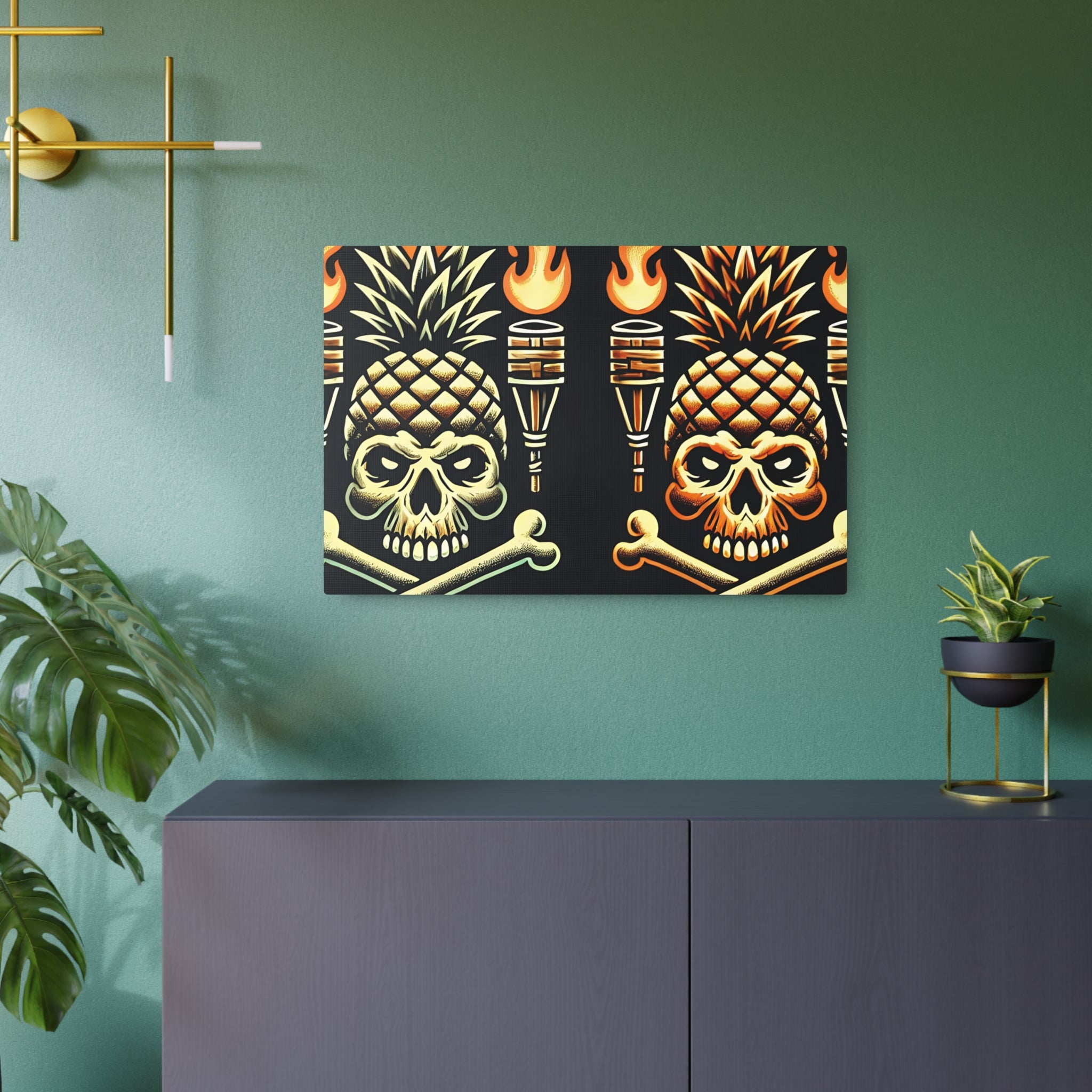 Tropical Gangstah 808 Aluminum Wall Art - Island Wall Decor - DialeD808Hi