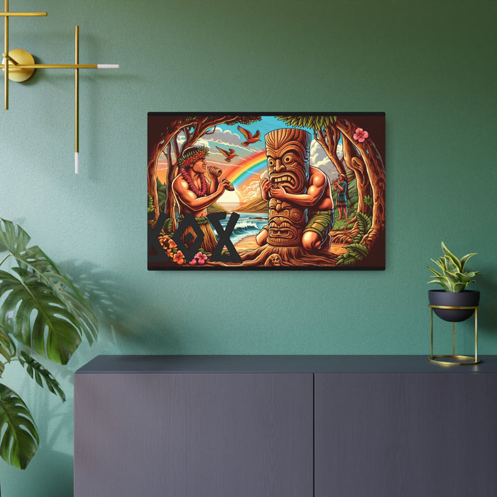 Tiki Totem aluminum wall art by DialeD808, view 3